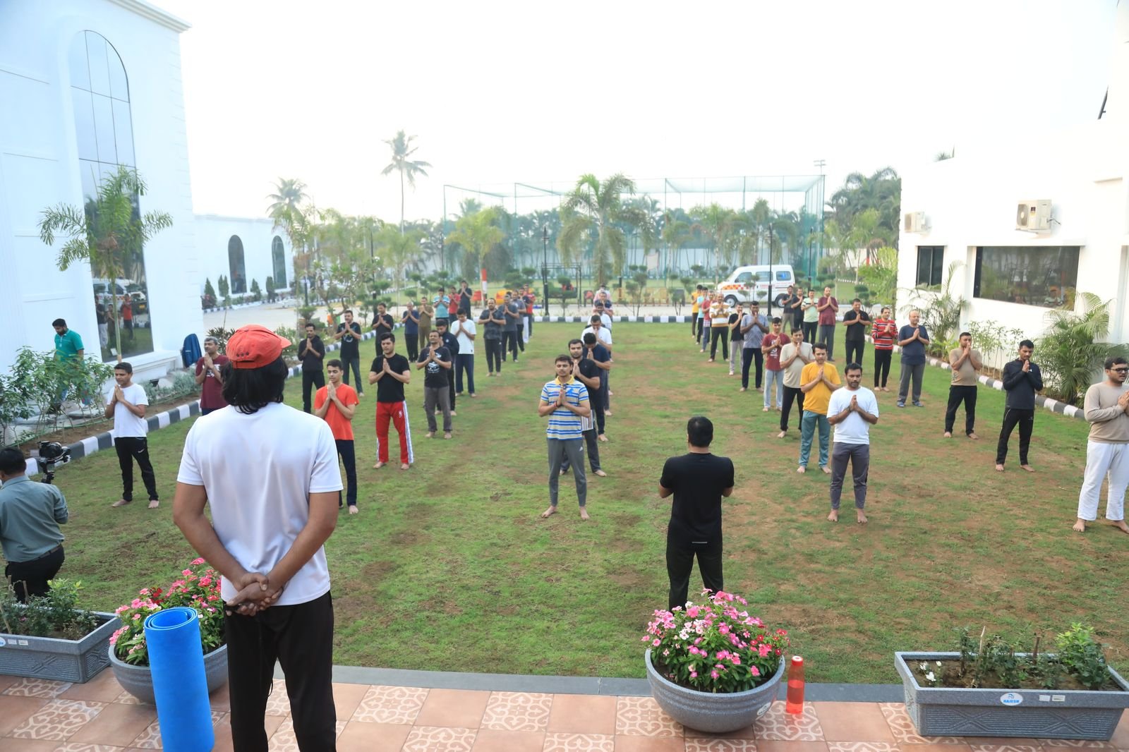 Outdoor group session at TCT Rehab